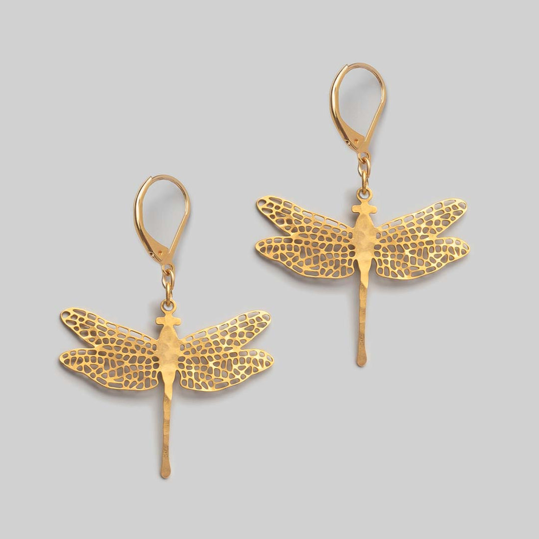 Ohrringe Lasercut Libelle
