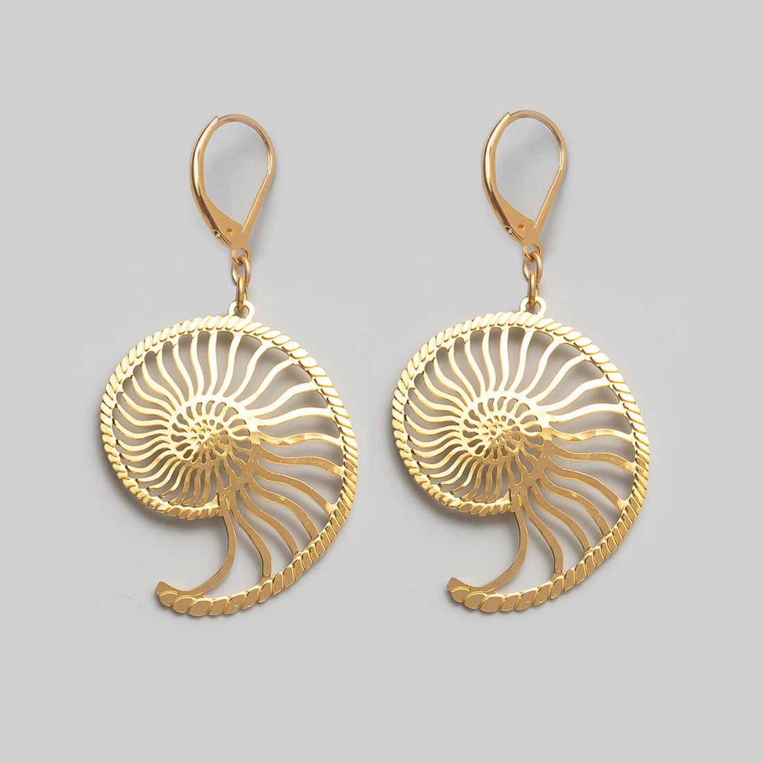 Ohrringe Lasercut Nautilus