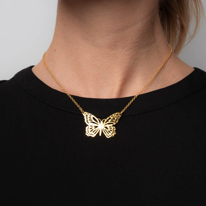 Halskette Lasercut Butterfly