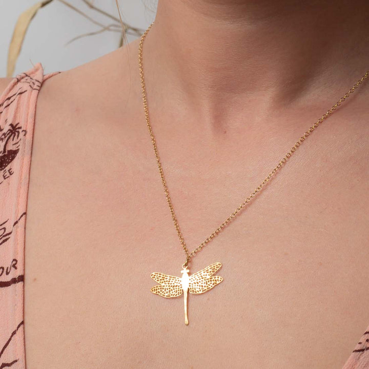 Halskette Lasercut Libelle