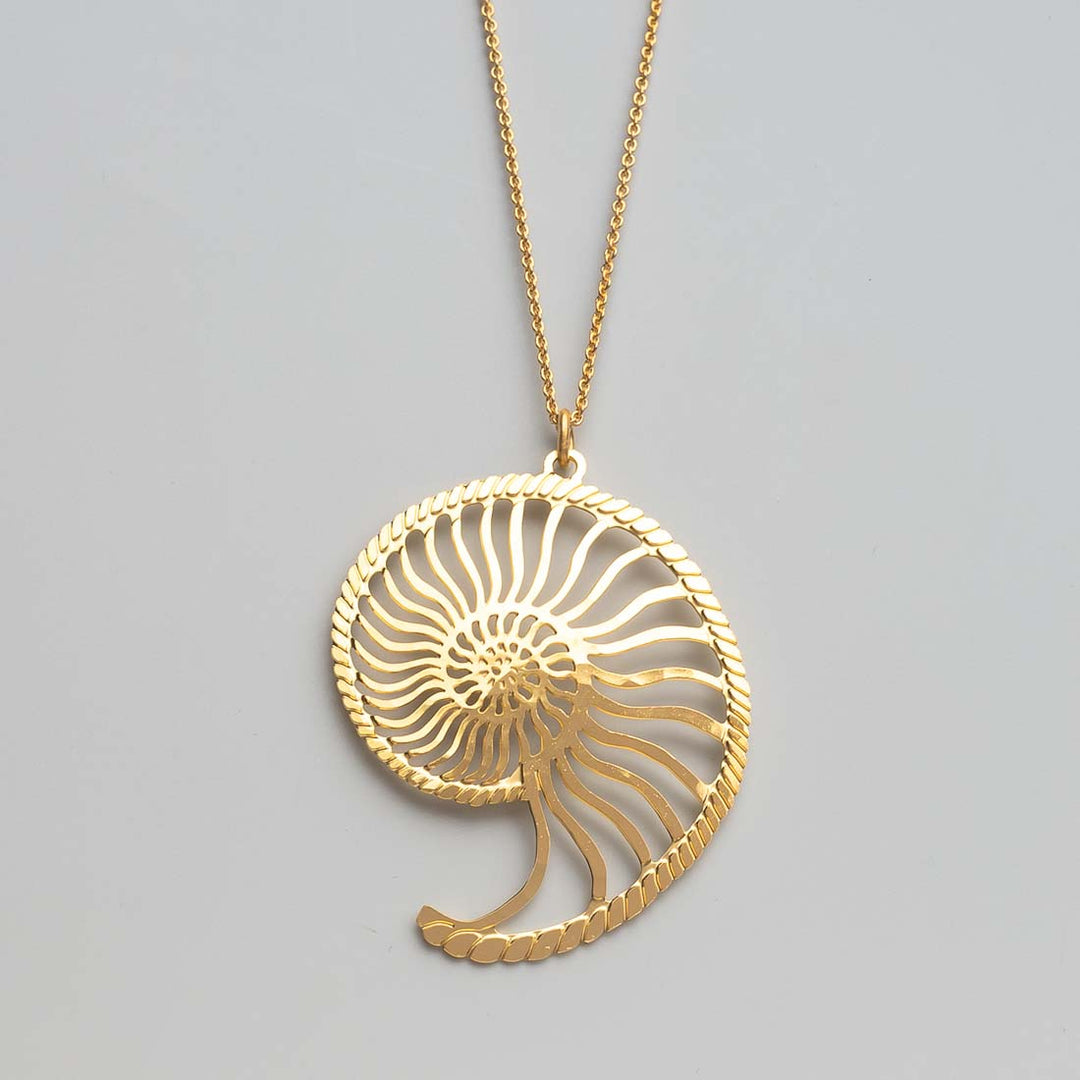 Halskette Lasercut Nautilus