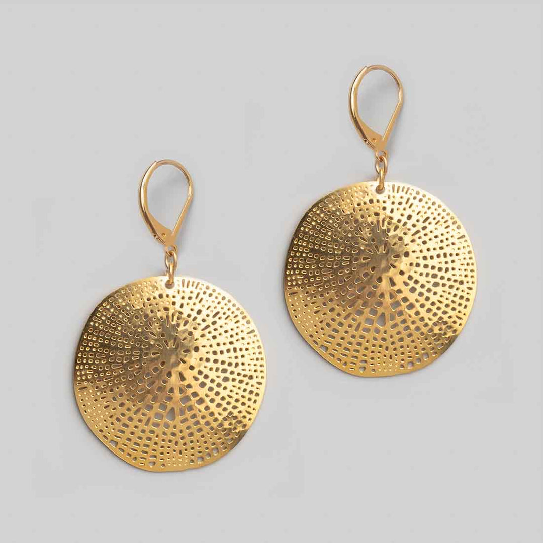 Ohrringe Lasercut Sanddollar