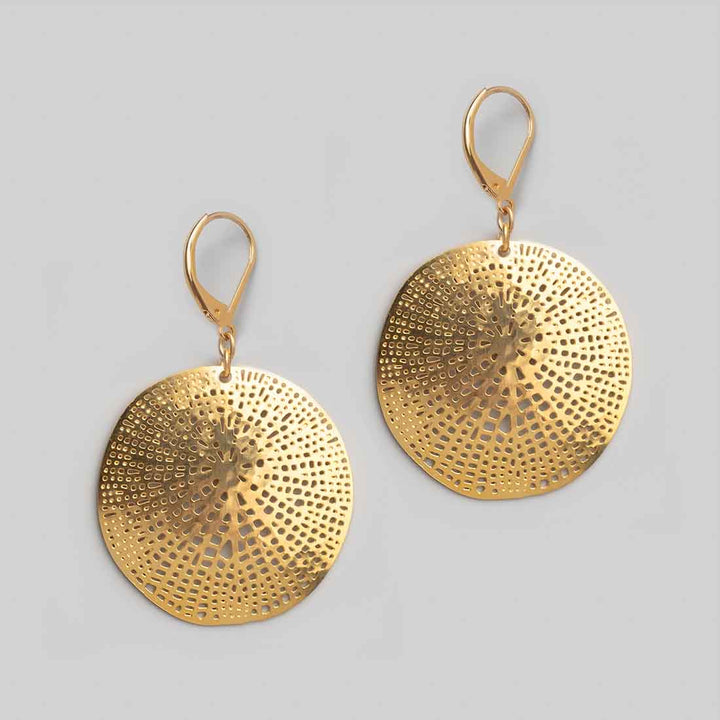 Ohrringe Lasercut Sanddollar