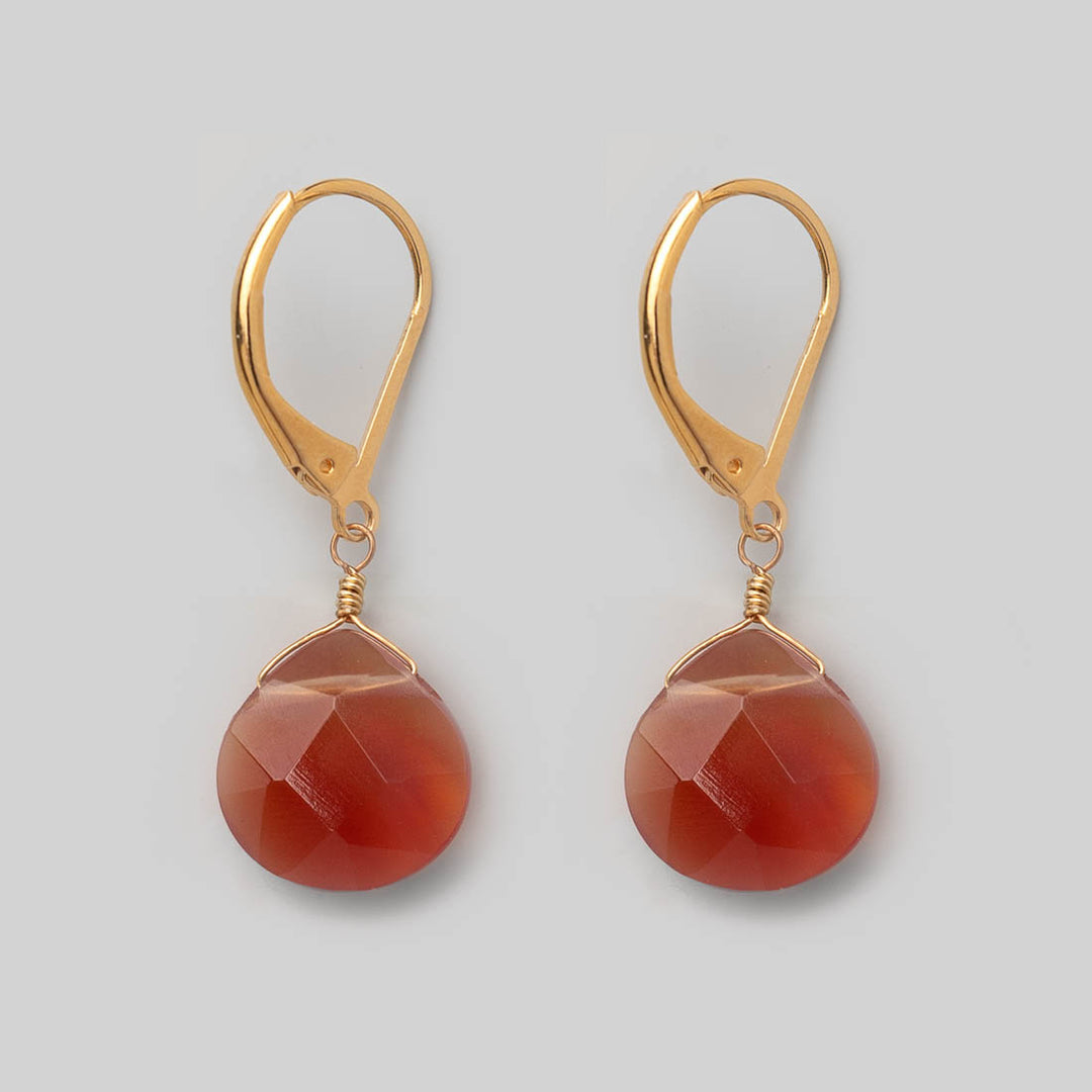 Ohrhänger Drop - Carnelian